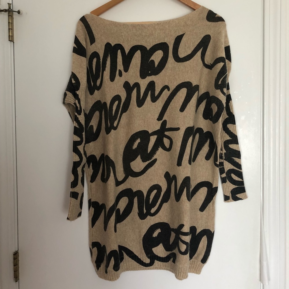 French knit sweater / tunic